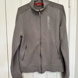 Ducati Gray Performance Jacket for Men by Puma